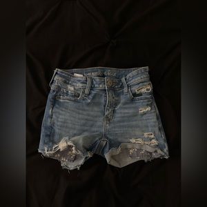 American Eagle Light wash denim shorts